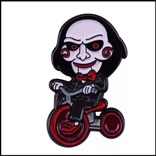 Billy Puppet Enamel Pin