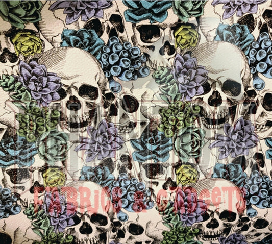 Succulent Skulls Vinyl