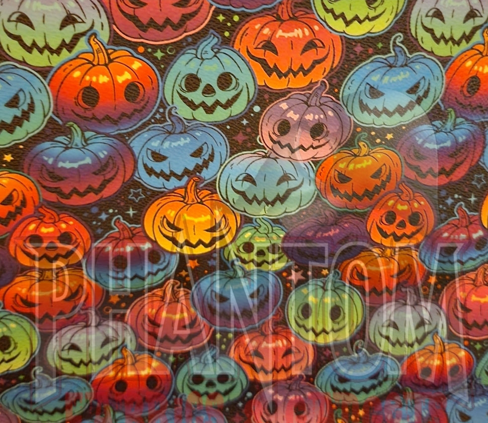 Rainbow Goth Jack-o-lanterns Vinyl