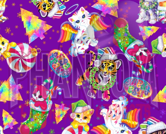 Preorder Christmas cute Rainbow Purple