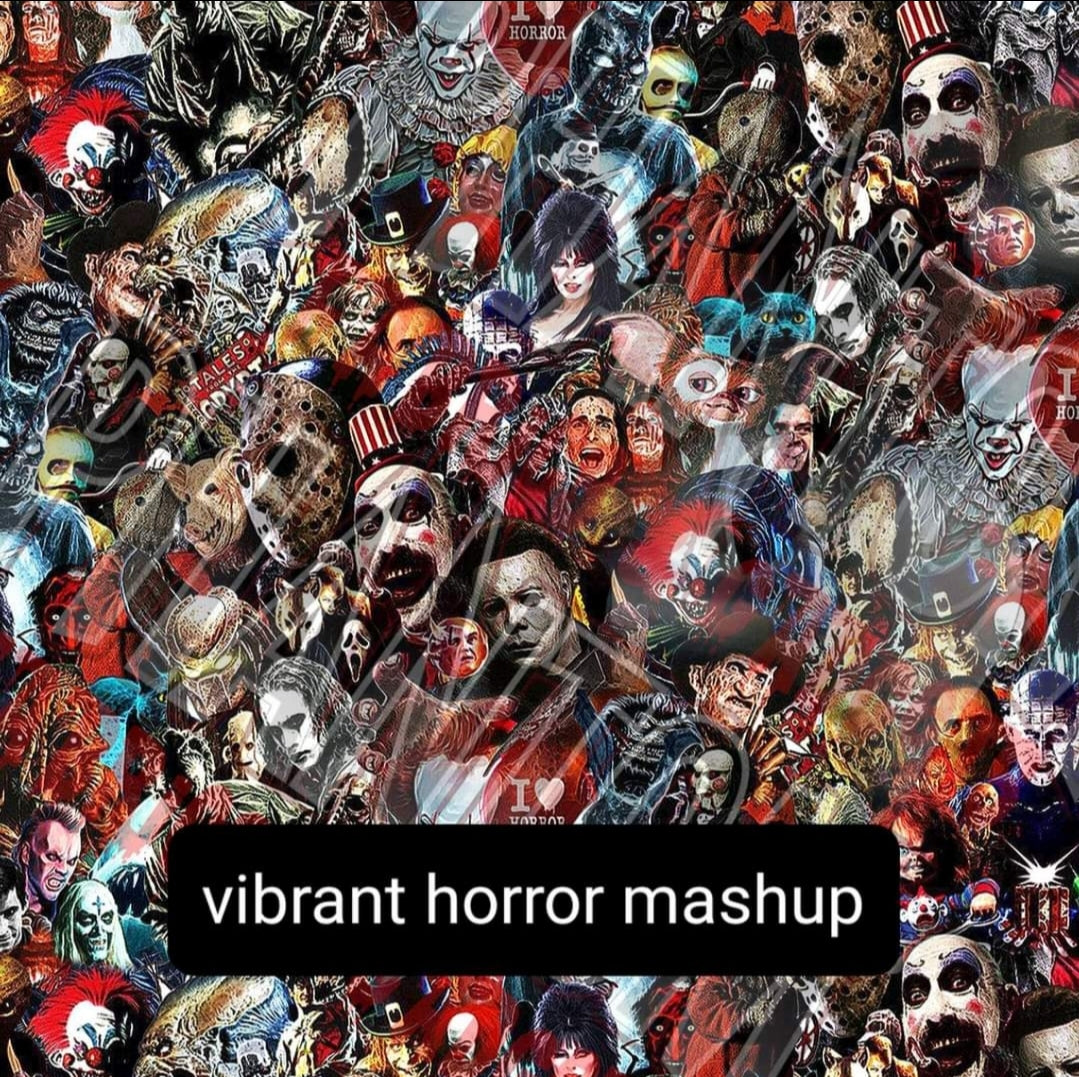 Horror Mashup vibrant Vinyl