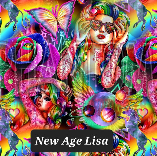 New Age Lisa Rainbow Girl Woven