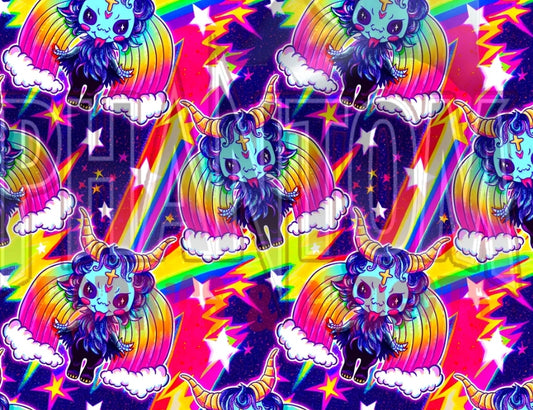 Preorder Rainbow Goth Baby Baphomet