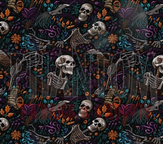 Preorder Embroidered Skeletons