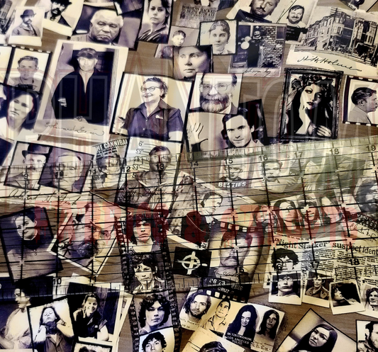 Killer Collage Lycra Sepia