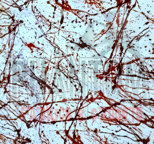 Blood Spatter Lycra White