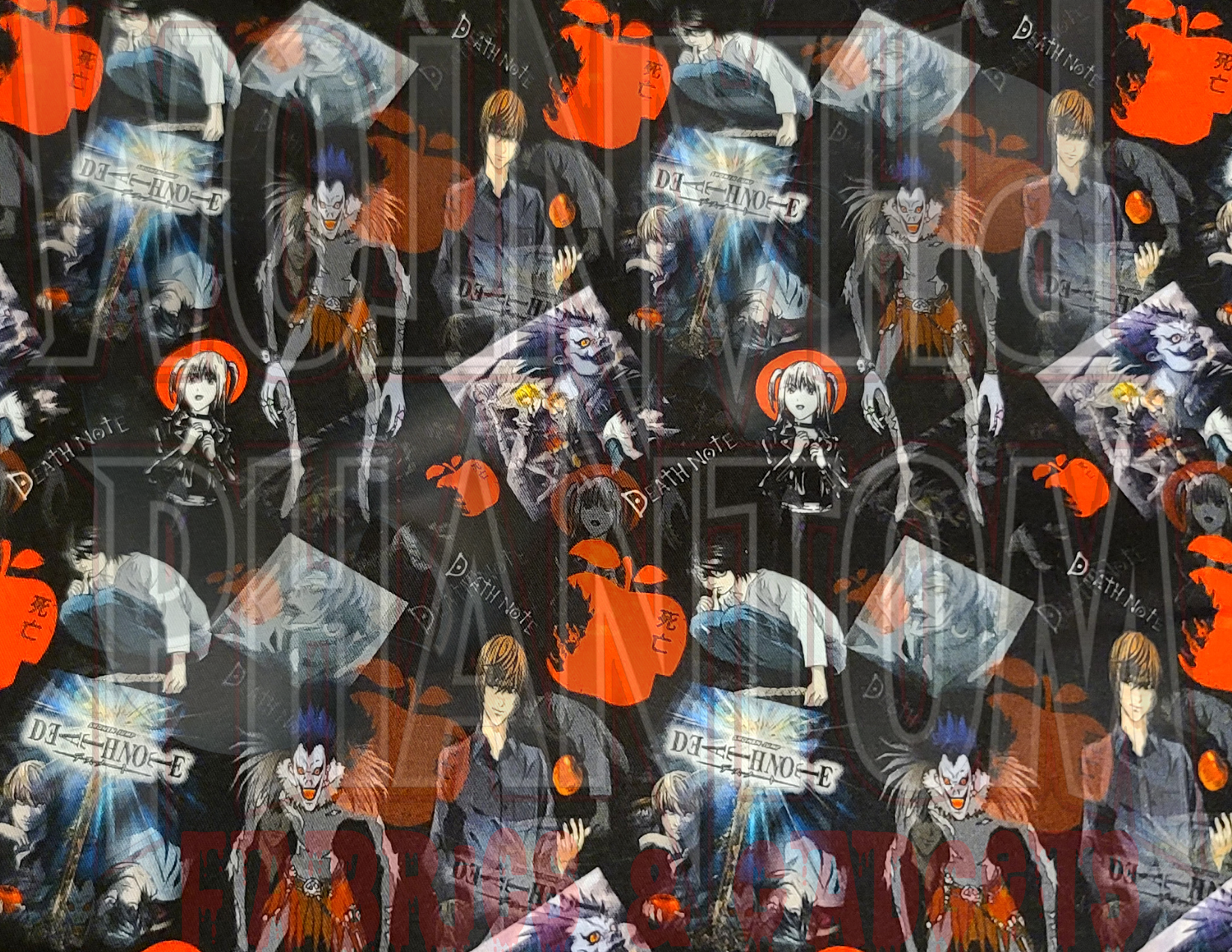 Dark Book Anime Woven – Phantom Fabrics and Gadgets