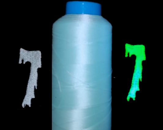 Glow in the dark #7 mint blue