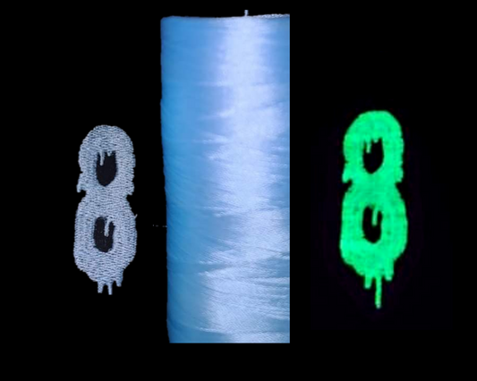 Glow in the dark #8 Blue