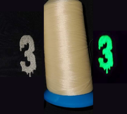 Glow in the dark #3 pastel /cream yellow